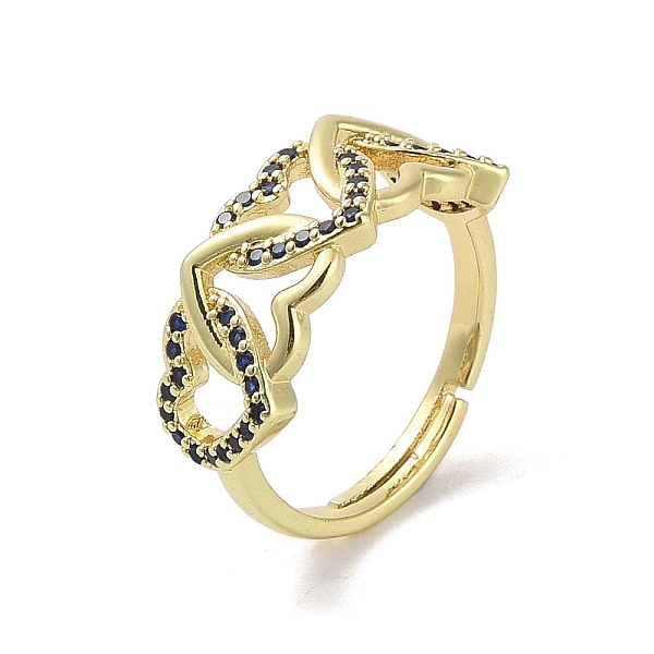 PandaHall Real 18K Gold Plated Brass Micro Pave Cubic Zirconia Adjustable Rings, Heart, Midnight Blue, US Size 8 1/4(18.3mm) Brass+Cubic...
PandaHall Real 18K Gold Plated Brass Micro Pave Cubic Zirconia Adjustable Rings, Heart, Midnight Blue, US Size 8 1/4(18.3mm) Brass+Cubic...