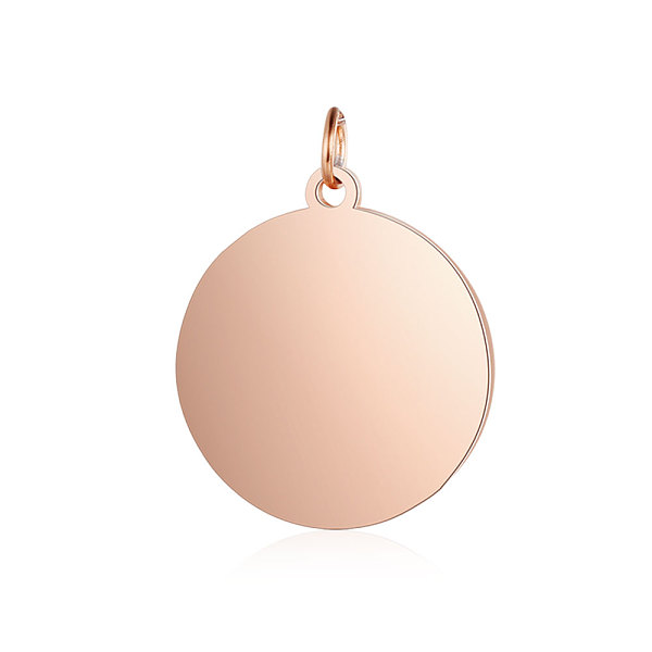 PandaHall 304 Stainless Steel Pendants, Flat Round, Stamping Blank Tag, Rose Gold, 22.5x20x1.5mm, Hole: 3.5mm 304 Stainless Steel Flat Round
PandaHall 304 Stainless Steel Pendants, Flat Round, Stamping Blank Tag, Rose Gold, 22.5x20x1.5mm, Hole: 3.5mm 304 Stainless Steel Flat Round