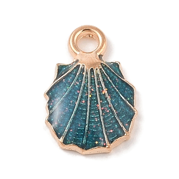 PandaHall Alloy Enamel Pendants, Light Gold, Shell Shape Charm, Teal, 18x12x3mm, Hole: 2.5mm Alloy+Enamel Shell Shape Cyan
PandaHall Alloy Enamel Pendants, Light Gold, Shell Shape Charm, Teal, 18x12x3mm, Hole: 2.5mm Alloy+Enamel Shell Shape Cyan