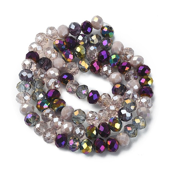 PandaHall Electroplate Glass Beads Strands, Faceted, Rondelle, Lilac, 5.5~6x5mm, Hole: 1mm, about 90~92pcs/strand, 16.54 inch~16.93 inch..., Purple
PandaHall Electroplate Glass Beads Strands, Faceted, Rondelle, Lilac, 5.5~6x5mm, Hole: 1mm, about 90~92pcs/strand, 16.54 inch~16.93 inch..., Purple