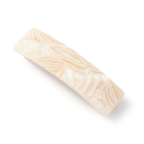 PandaHall Cellulose Acetate(Resin) Hair Barrette, with Platinum Iron Findings, Rectangle, Light Yellow, 84.5x24x14mm Cellulose Acetate
PandaHall Cellulose Acetate(Resin) Hair Barrette, with Platinum Iron Findings, Rectangle, Light Yellow, 84.5x24x14mm Cellulose Acetate