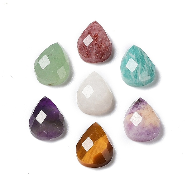 PandaHall Natural Mixed Gemstone Cabochons, Faceted Teardrop, 12.5~13x8.5~9x4.5~5mm Mixed Stone Teardrop
PandaHall Natural Mixed Gemstone Cabochons, Faceted Teardrop, 12.5~13x8.5~9x4.5~5mm Mixed Stone Teardrop