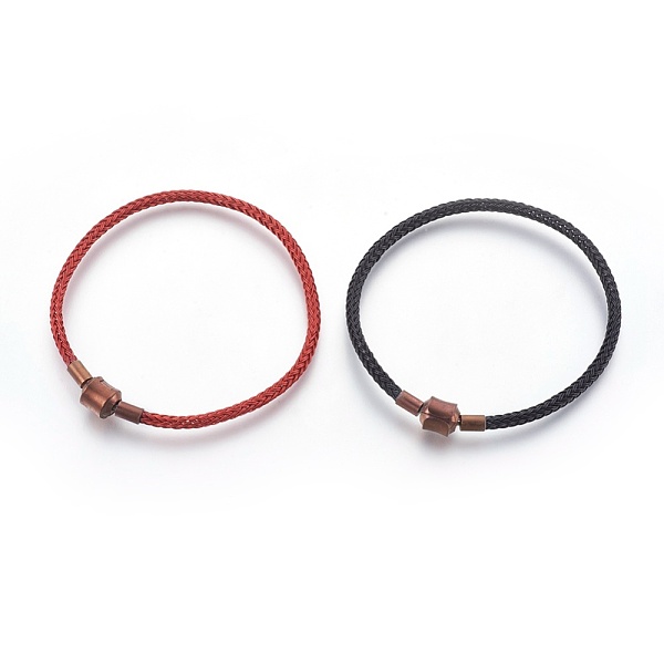 PandaHall Steel Wire European Style Bracelet Making, with 316 Surgical Stainless Steel Clasps, Mixed Color, 8-1/8 inch(20.7cm)x3.5mm..., Multicolor
PandaHall Steel Wire European Style Bracelet Making, with 316 Surgical Stainless Steel Clasps, Mixed Color, 8-1/8 inch(20.7cm)x3.5mm..., Multicolor