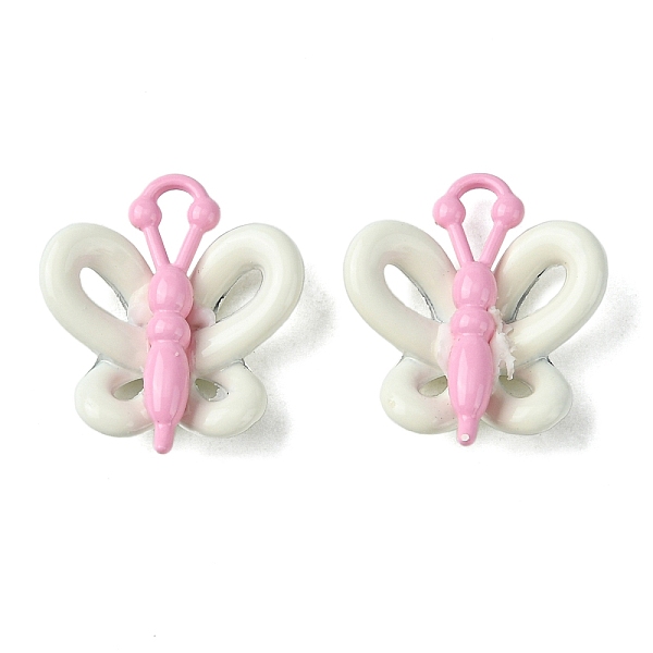 PandaHall Rack Plating Alloy Pendants, Spray Painted Butterfly Charms, White, 19x16.5x5mm, Hole: 5x1.5mm Alloy Butterfly White
PandaHall Rack Plating Alloy Pendants, Spray Painted Butterfly Charms, White, 19x16.5x5mm, Hole: 5x1.5mm Alloy Butterfly White