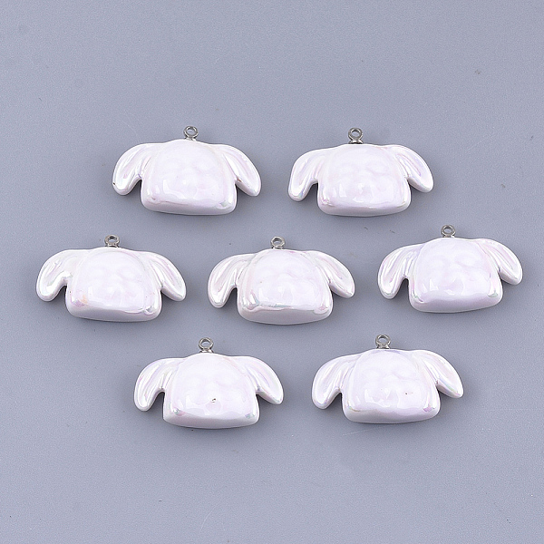 PandaHall Handmade Porcelain Puppy Pendants, Bright Glazed Porcelain, with Brass Findings, Platinum, Dog Head, Pink, 18~18.5x26.5~27x9~9.5mm...
PandaHall Handmade Porcelain Puppy Pendants, Bright Glazed Porcelain, with Brass Findings, Platinum, Dog Head, Pink, 18~18.5x26.5~27x9~9.5mm...