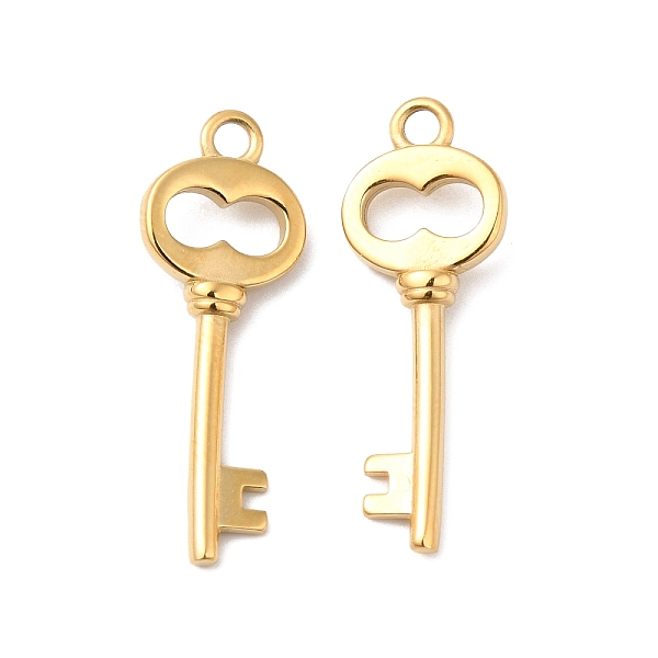 PandaHall Ion Plating(IP) 304 Stainless Steel Pendants, Key Charm, Real 14K Gold Plated, 25x9x3mm, Hole: 1.8mm 304 Stainless Steel Key
PandaHall Ion Plating(IP) 304 Stainless Steel Pendants, Key Charm, Real 14K Gold Plated, 25x9x3mm, Hole: 1.8mm 304 Stainless Steel Key