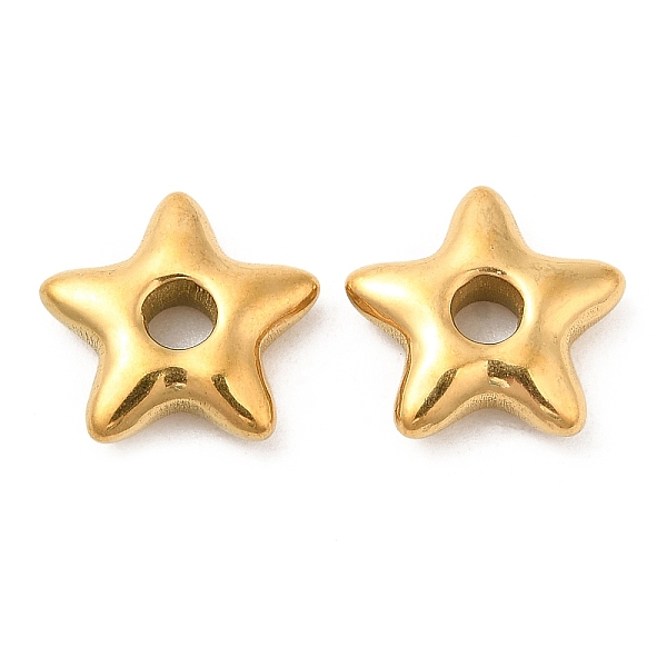PandaHall Ion Plating(IP) 304 Stainless Steel Beads, Star, Golden, 12x12.5x3.4mm, Hole: 3.7mm 304 Stainless Steel Star
PandaHall Ion Plating(IP) 304 Stainless Steel Beads, Star, Golden, 12x12.5x3.4mm, Hole: 3.7mm 304 Stainless Steel Star