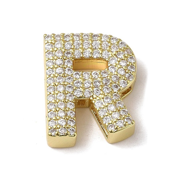 PandaHall Brass Beads, with Clear Cubic Zirconia, Letter R, 20x16.5x5.5mm, Hole: 4.5x2.5mm Brass+Cubic Zirconia Letter R Clear
PandaHall Brass Beads, with Clear Cubic Zirconia, Letter R, 20x16.5x5.5mm, Hole: 4.5x2.5mm Brass+Cubic Zirconia Letter R Clear