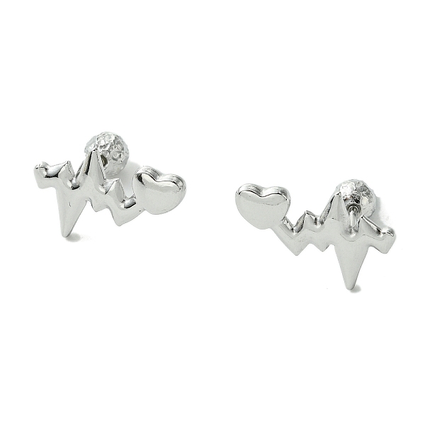 PandaHall 304 Stainless Steel Ear Studs, Heart, Stainless Steel Color, 12x18mm 304 Stainless Steel Heart
PandaHall 304 Stainless Steel Ear Studs, Heart, Stainless Steel Color, 12x18mm 304 Stainless Steel Heart