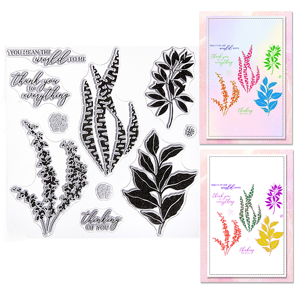 PandaHall CRASPIRE Plants Clear Stamps Leaves Words Reusable Retro Transparent Silicone Stamp Seals for Journaling Card Making DIY...
PandaHall CRASPIRE Plants Clear Stamps Leaves Words Reusable Retro Transparent Silicone Stamp Seals for Journaling Card Making DIY...