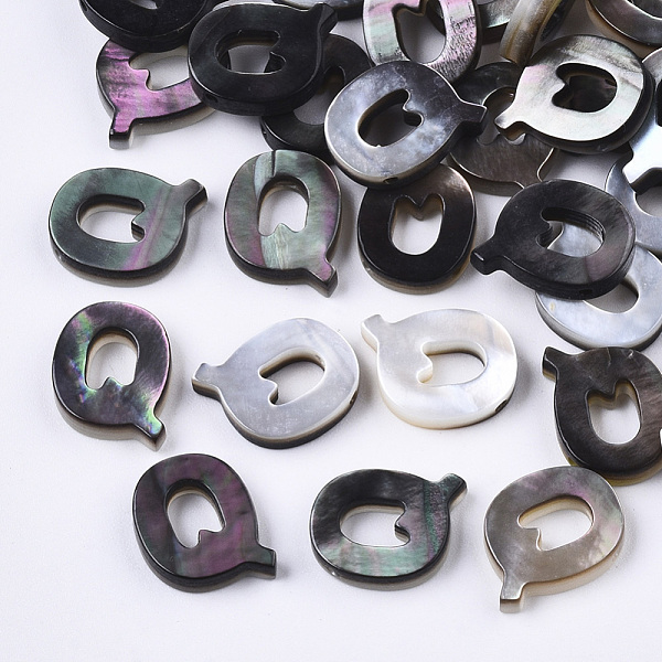 PandaHall Natural Black Lip Shell Beads, Top Drilled Beads, Letter.Q, Q: 11x8.5x2.5mm, Hole: 0.6mm Black Lip Shell Letter Black
PandaHall Natural Black Lip Shell Beads, Top Drilled Beads, Letter.Q, Q: 11x8.5x2.5mm, Hole: 0.6mm Black Lip Shell Letter Black