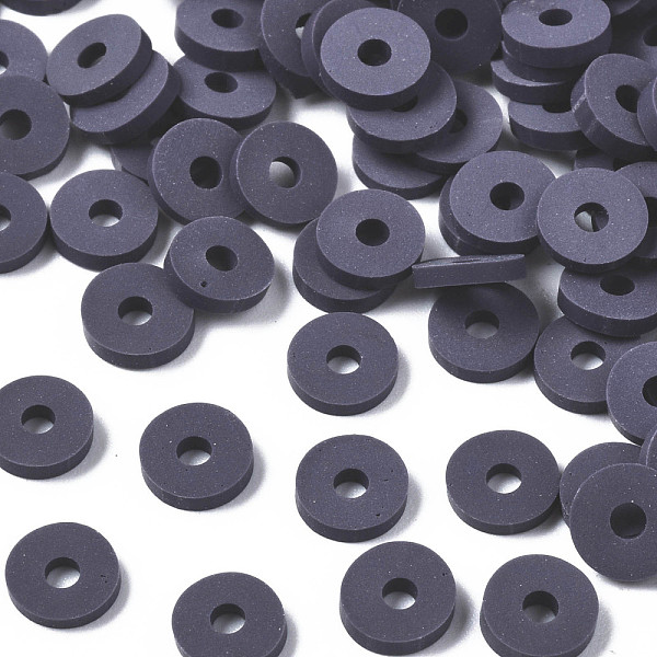 PandaHall Handmade Polymer Clay Beads, for DIY Jewelry Crafts Supplies, Disc/Flat Round, Heishi Beads, Dark Slate Blue, 6x1mm, Hole: 2mm...
PandaHall Handmade Polymer Clay Beads, for DIY Jewelry Crafts Supplies, Disc/Flat Round, Heishi Beads, Dark Slate Blue, 6x1mm, Hole: 2mm...