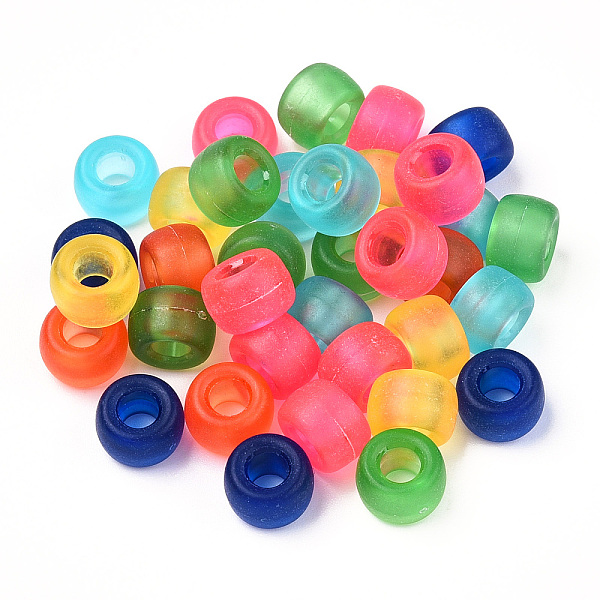 PandaHall Transparent Plastic Beads, Frosted, Barrel, Mixed Color, 9x6mm, Hole: 3.8mm, about 1900pcs/500g Plastic Barrel Multicolor
PandaHall Transparent Plastic Beads, Frosted, Barrel, Mixed Color, 9x6mm, Hole: 3.8mm, about 1900pcs/500g Plastic Barrel Multicolor