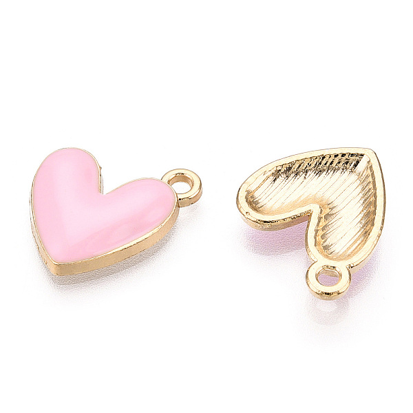 PandaHall Eco-Friendly Zinc Alloy Pendants, with Enamel, Cadmium Free & Nickel Free & Lead Free, Heart, Light Gold, Pink, 16x15x3mm, Hole...
PandaHall Eco-Friendly Zinc Alloy Pendants, with Enamel, Cadmium Free & Nickel Free & Lead Free, Heart, Light Gold, Pink, 16x15x3mm, Hole...