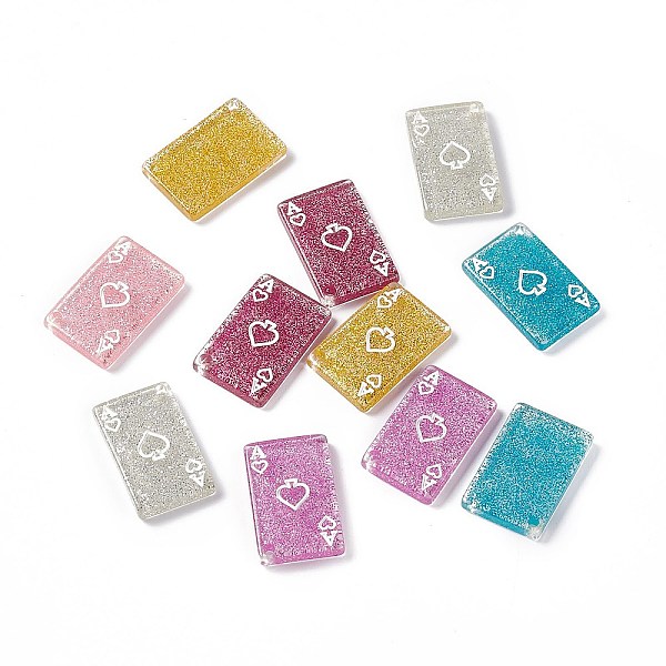 PandaHall Transparent Resin Pendants, Playing Card Charms with Glitter Powder, Rectangle with Spade, Mixed Color, 27x17x4mm, Hole: 2mm Resin..., Multicolor
PandaHall Transparent Resin Pendants, Playing Card Charms with Glitter Powder, Rectangle with Spade, Mixed Color, 27x17x4mm, Hole: 2mm Resin..., Multicolor