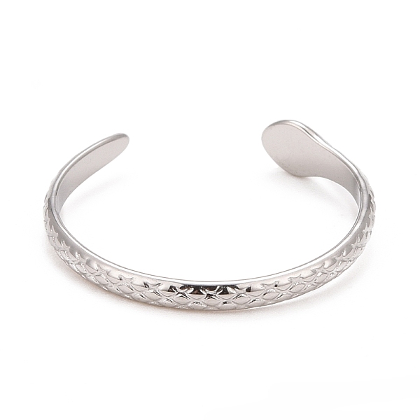 PandaHall 304 Stainless Steel Snake Wrap Open Cuff Ring for Women, Stainless Steel Color, US Size 6 1/2(16.9mm) 304 Stainless Steel
PandaHall 304 Stainless Steel Snake Wrap Open Cuff Ring for Women, Stainless Steel Color, US Size 6 1/2(16.9mm) 304 Stainless Steel