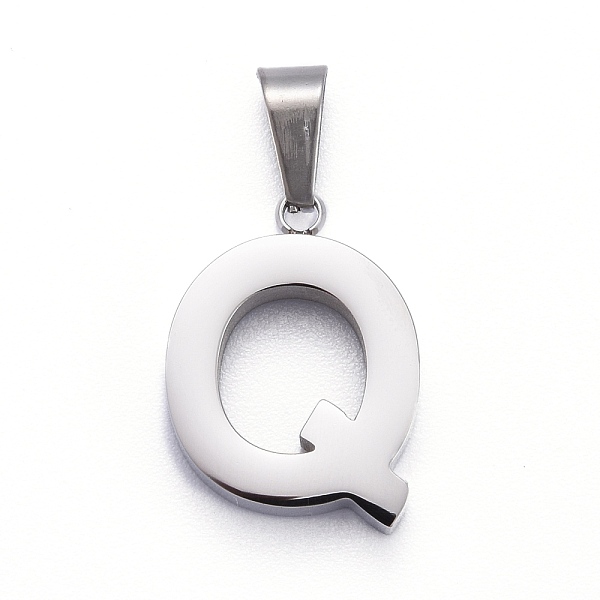 PandaHall 304 Stainless Steel Letter Pendants, Manual Polishing, Alphabet, Stainless Steel Color, Letter.Q, 18.5x11.5x3.5mm, Hole: 6.5x3.5mm...
PandaHall 304 Stainless Steel Letter Pendants, Manual Polishing, Alphabet, Stainless Steel Color, Letter.Q, 18.5x11.5x3.5mm, Hole: 6.5x3.5mm...