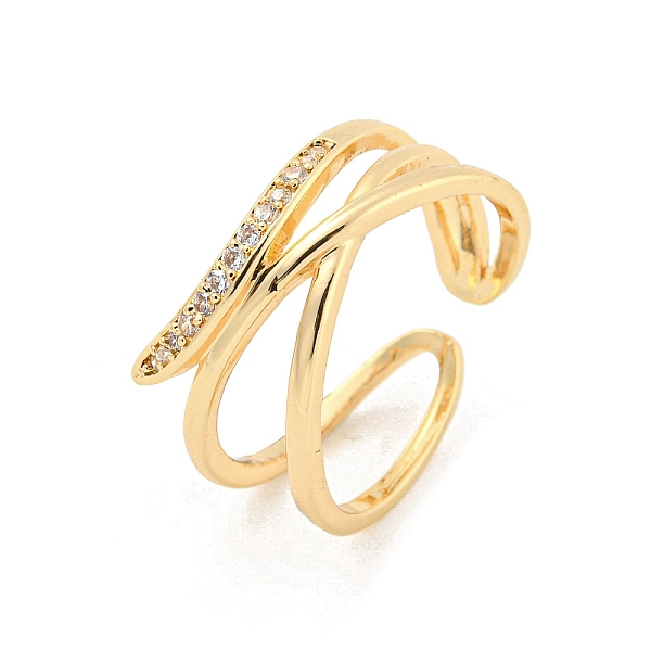 PandaHall Cross Brass Micro Pave Clear Cubic Zirconia Open Cuff Rings, Long-Lasting Plated, Golden, US Size 7(17.3mm) Brass+Cubic Zirconia...
PandaHall Cross Brass Micro Pave Clear Cubic Zirconia Open Cuff Rings, Long-Lasting Plated, Golden, US Size 7(17.3mm) Brass+Cubic Zirconia...