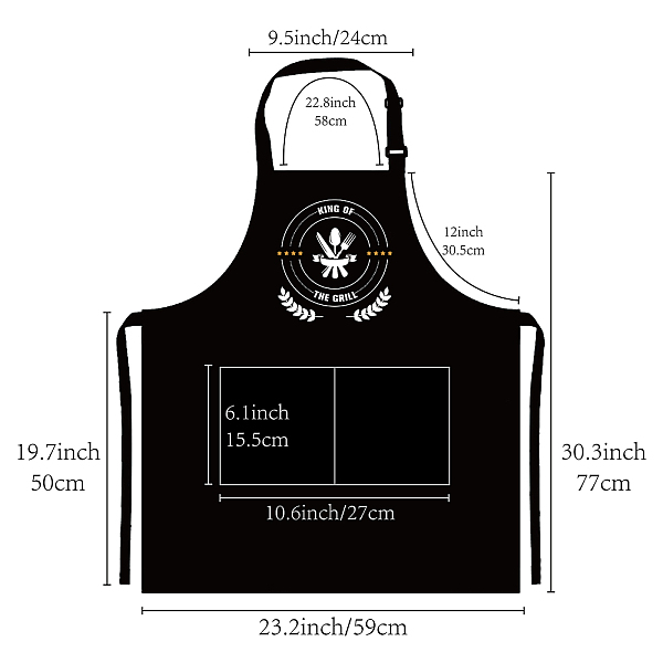 PandaHall Polyester Apron, Daily Supplies, Rectangle, Leaf Pattern, 770x590mm Polyester Leaf
PandaHall Polyester Apron, Daily Supplies, Rectangle, Leaf Pattern, 770x590mm Polyester Leaf