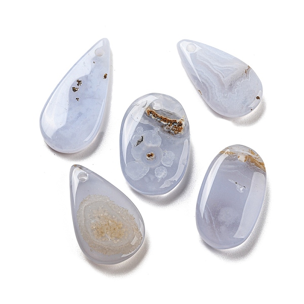 PandaHall Natural Blue Lace Agate Pendants, Geometric Charms, Mixed Shapes, 30.5~38.5x17~20x5.5~7.5mm, Hole: 2~2.5mm Blue Lace Agate Mixed...
PandaHall Natural Blue Lace Agate Pendants, Geometric Charms, Mixed Shapes, 30.5~38.5x17~20x5.5~7.5mm, Hole: 2~2.5mm Blue Lace Agate Mixed...