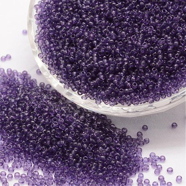PandaHall 8/0 Glass Seed Beads, Grade A, Round, Transparent Colours, Blue Violet, 2.8~3.2mm, Hole: 1.0mm, about 15000pcs/pound Glass Purple
PandaHall 8/0 Glass Seed Beads, Grade A, Round, Transparent Colours, Blue Violet, 2.8~3.2mm, Hole: 1.0mm, about 15000pcs/pound Glass Purple