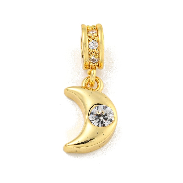 PandaHall Brass Micro Pave Clear Cubic Zirconia Pendants, Real 18K Gold Plated, Moon, 20x8x3.5mm, Hole: 2mm Brass+Cubic Zirconia Moon Clear
PandaHall Brass Micro Pave Clear Cubic Zirconia Pendants, Real 18K Gold Plated, Moon, 20x8x3.5mm, Hole: 2mm Brass+Cubic Zirconia Moon Clear