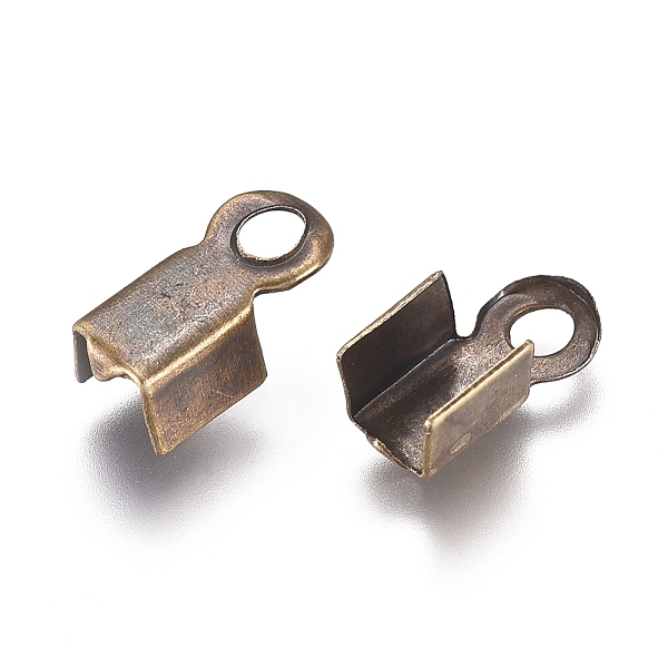 PandaHall Iron Folding Crimp Ends, Fold Over Crimp Cord Ends, Antique Bronze, 9x4x3.5mm, Hole: 1.8mm, Inner Wide: 3mm, about 200pcs/Bag Iron
PandaHall Iron Folding Crimp Ends, Fold Over Crimp Cord Ends, Antique Bronze, 9x4x3.5mm, Hole: 1.8mm, Inner Wide: 3mm, about 200pcs/Bag Iron