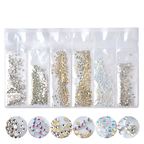 PandaHall Glass Rhinestone Flat Back Cabochons, Nail Art Decoration Accessories, Faceted, Half Round, Mixed Color, 2mm, about 1440pcs/bag..., Multicolor
PandaHall Glass Rhinestone Flat Back Cabochons, Nail Art Decoration Accessories, Faceted, Half Round, Mixed Color, 2mm, about 1440pcs/bag..., Multicolor