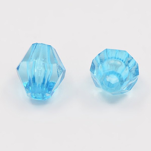 PandaHall Faceted Bicone Transparent Acrylic Beads, Dyed, Cyan, 6mm, Hole: 1mm, about 5800pcs/500g Acrylic Bicone Cyan
PandaHall Faceted Bicone Transparent Acrylic Beads, Dyed, Cyan, 6mm, Hole: 1mm, about 5800pcs/500g Acrylic Bicone Cyan