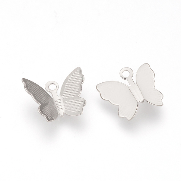 PandaHall Brass Charms, Butterfly, Nickel Free, Real Platinum Plated, 11x13x3.5mm, Hole: 1mm Brass Butterfly
PandaHall Brass Charms, Butterfly, Nickel Free, Real Platinum Plated, 11x13x3.5mm, Hole: 1mm Brass Butterfly