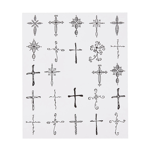 PandaHall Nail Decals Stickers, Self-Adhesive Abstract Lady Face Cross Feather Nail Design Art, for Nail Toenails Tips Decorations, Black...
PandaHall Nail Decals Stickers, Self-Adhesive Abstract Lady Face Cross Feather Nail Design Art, for Nail Toenails Tips Decorations, Black...
