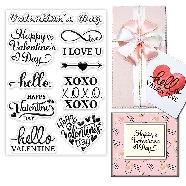 PandaHall GLOBLELAND 5.8x8.3in Love Theme Clear Stamps Valentine's Day Silicone Stamps Love Words Rubber Transparent Rubber Seal Stamps for...
PandaHall GLOBLELAND 5.8x8.3in Love Theme Clear Stamps Valentine's Day Silicone Stamps Love Words Rubber Transparent Rubber Seal Stamps for...