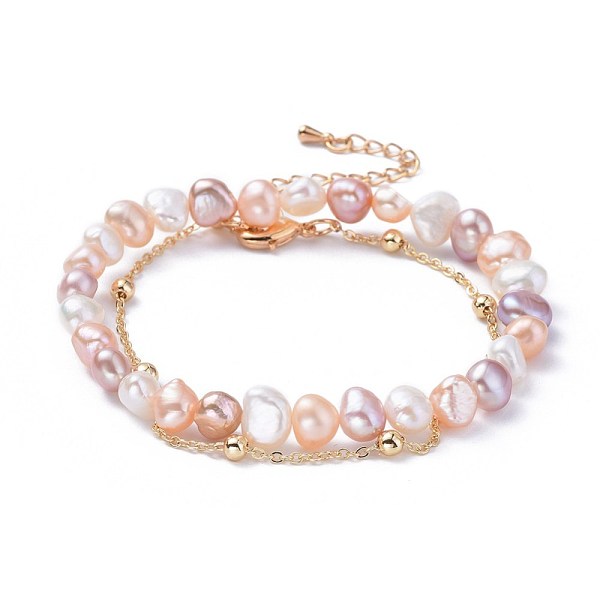 PandaHall Bracelet Sets, Natural Pearl Beaded Stretch Bracelets & Brass Cable Chains Bracelets, Packing Box, Misty Rose, 2 inch(5cm), 7-7/8..., Red
PandaHall Bracelet Sets, Natural Pearl Beaded Stretch Bracelets & Brass Cable Chains Bracelets, Packing Box, Misty Rose, 2 inch(5cm), 7-7/8..., Red