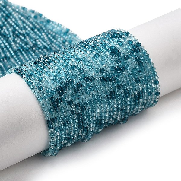 PandaHall Transparent Glass Beads Strands, Small Beads, Faceted, Round, Medium Turquoise, 2mm, Hole: 0.6mm, about 188pcs/strand, 14.09''...
PandaHall Transparent Glass Beads Strands, Small Beads, Faceted, Round, Medium Turquoise, 2mm, Hole: 0.6mm, about 188pcs/strand, 14.09''...