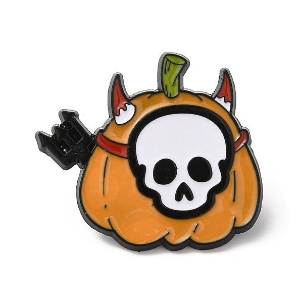 PandaHall Halloween Alloy Enamel Brooch for Backpack Clothing, Pumpkin with Skull, Sandy Brown, 27x32.5x1.5mm Alloy+Enamel Pumpkin
PandaHall Halloween Alloy Enamel Brooch for Backpack Clothing, Pumpkin with Skull, Sandy Brown, 27x32.5x1.5mm Alloy+Enamel Pumpkin