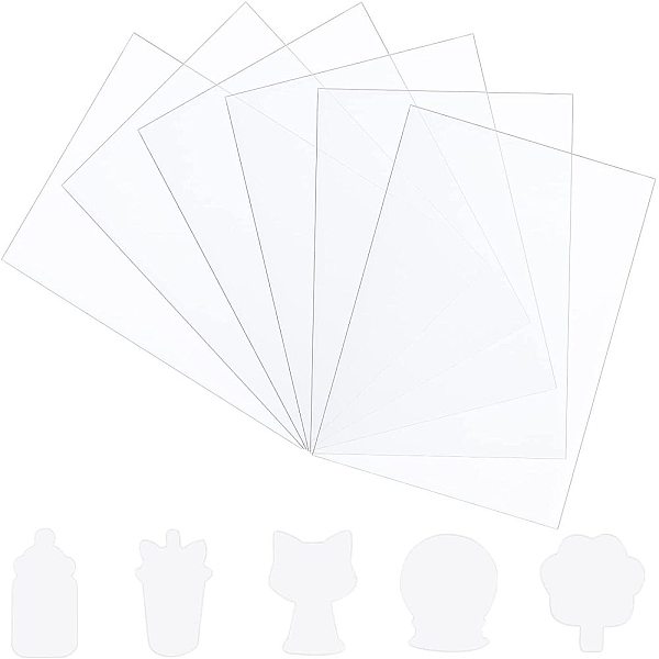 PandaHall OLYCRAFT 12pcs Plastic Sealing Protective Films 21x30cm/8.3''x11.8'' Large Size Transparent PVC Sealing Film Stickers Free Cutting..., Clear
PandaHall OLYCRAFT 12pcs Plastic Sealing Protective Films 21x30cm/8.3''x11.8'' Large Size Transparent PVC Sealing Film Stickers Free Cutting..., Clear
