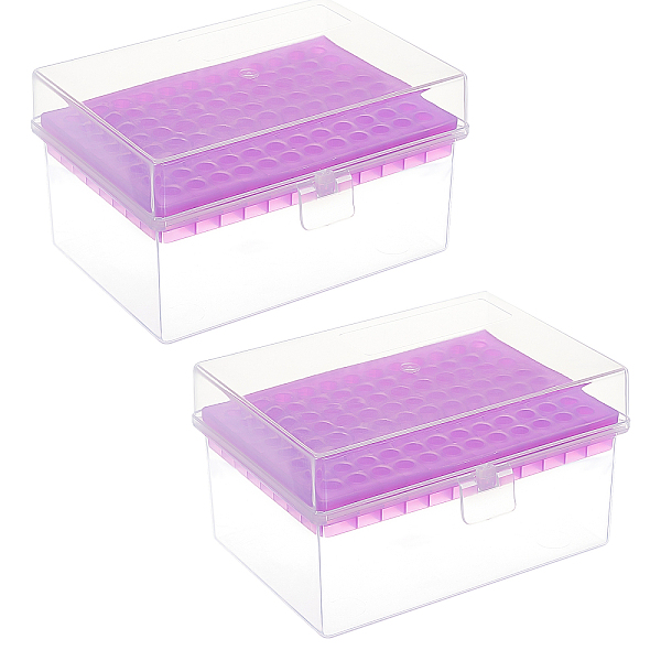 PandaHall Plastic Storage Box, for Test Tube Package, Rectangle, Violet, 9.1x12x6.75cm Plastic Purple
PandaHall Plastic Storage Box, for Test Tube Package, Rectangle, Violet, 9.1x12x6.75cm Plastic Purple
