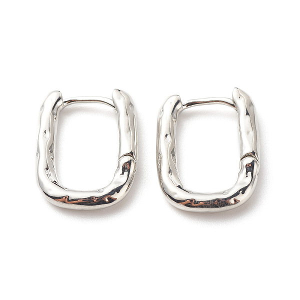 PandaHall Brass Oval Hoop Earrings for Women, Cadmium Free & Lead Free, Platinum, 15.5x12x2.3mm, Pin: 0.9mm Brass Oval
PandaHall Brass Oval Hoop Earrings for Women, Cadmium Free & Lead Free, Platinum, 15.5x12x2.3mm, Pin: 0.9mm Brass Oval