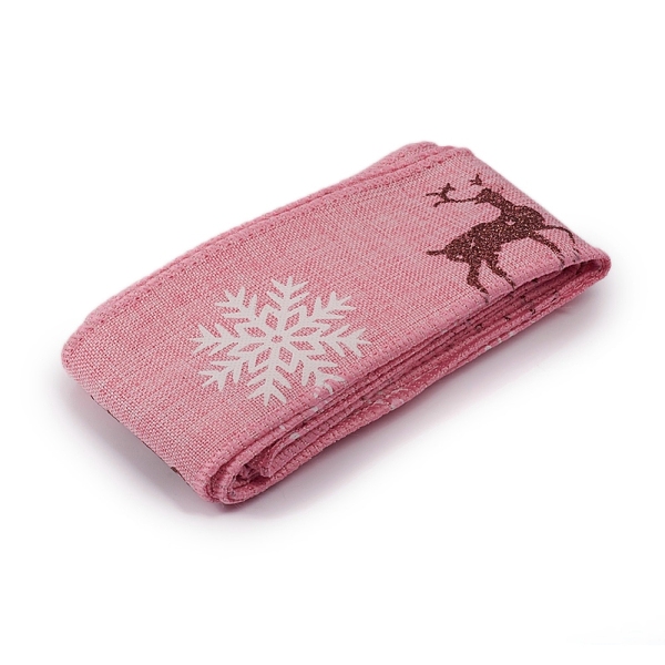 PandaHall Christmas Burlap Ribbon, Hessian Ribbon, Jute Ribbon, Garment Accessories, Pink, 50x0.4mm, about 2m/bundle Jute Pink
PandaHall Christmas Burlap Ribbon, Hessian Ribbon, Jute Ribbon, Garment Accessories, Pink, 50x0.4mm, about 2m/bundle Jute Pink
