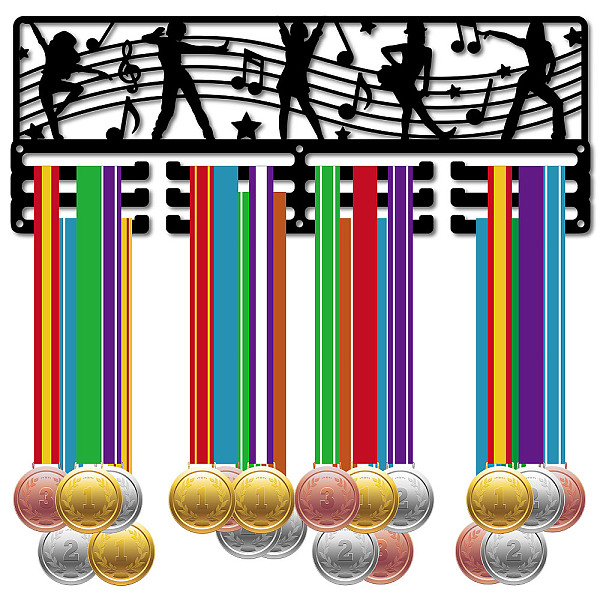 PandaHall Fashion Iron Medal Hanger Holder Display Wall Rack, 3-Line, with Screws, Black, Musical Note, 150x400mm, Hole: 5mm Iron Musical...
PandaHall Fashion Iron Medal Hanger Holder Display Wall Rack, 3-Line, with Screws, Black, Musical Note, 150x400mm, Hole: 5mm Iron Musical...