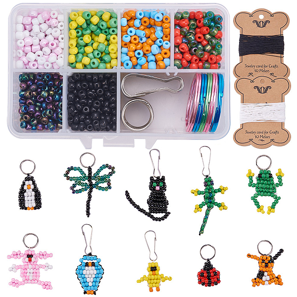 PandaHall SUNNYCLUE 1 Box 1000+ pcs Bead Pets Kit for Kids Toy Arts and Crafts for Kids Include Keychain & Lanyard - Makes 10 Bead Pets..., Multicolor
PandaHall SUNNYCLUE 1 Box 1000+ pcs Bead Pets Kit for Kids Toy Arts and Crafts for Kids Include Keychain & Lanyard - Makes 10 Bead Pets..., Multicolor