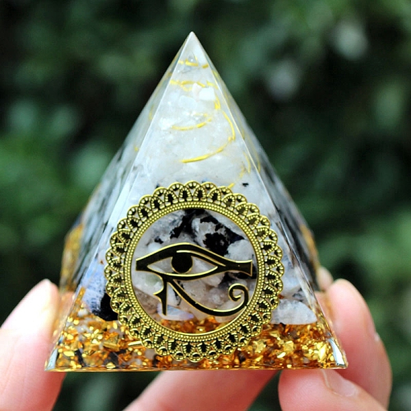 PandaHall Orgonite Pyramid Resin Energy Generators, Reiki Natural Moonstone Chips Inside for Home Office, 50mm Moonstone Pyramid
PandaHall Orgonite Pyramid Resin Energy Generators, Reiki Natural Moonstone Chips Inside for Home Office, 50mm Moonstone Pyramid