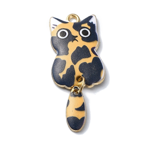 PandaHall Alloy Enamel Pendants, Golden, Cat Charm, Orange, 39x15.5x2mm, Hole: 2mm Alloy+Enamel Cat Shape Orange
PandaHall Alloy Enamel Pendants, Golden, Cat Charm, Orange, 39x15.5x2mm, Hole: 2mm Alloy+Enamel Cat Shape Orange