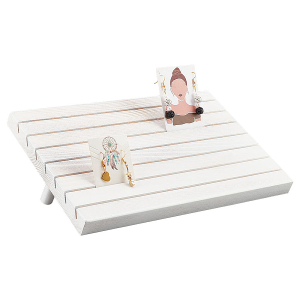 PandaHall 7 Slots Wooden Earring Display Stands, Wood Earring Card Holder with 2 Detachable Pegs White Jewelry Earring Display Earring...
PandaHall 7 Slots Wooden Earring Display Stands, Wood Earring Card Holder with 2 Detachable Pegs White Jewelry Earring Display Earring...