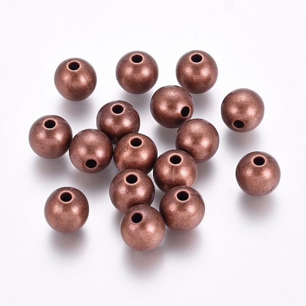 PandaHall CCB Plastic Beads, Nickel Free, Round, Red Copper, 11.5x11.5mm, Hole: 2.5mm Plastic Round
PandaHall CCB Plastic Beads, Nickel Free, Round, Red Copper, 11.5x11.5mm, Hole: 2.5mm Plastic Round