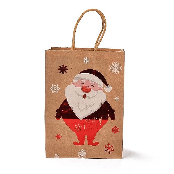 PandaHall Christmas Theme Hot Stamping Rectangle Paper Bags, with Handles, for Gift Bags and Shopping Bags, Santa Claus, Bag: 8x15x21cm..., Brown
PandaHall Christmas Theme Hot Stamping Rectangle Paper Bags, with Handles, for Gift Bags and Shopping Bags, Santa Claus, Bag: 8x15x21cm..., Brown