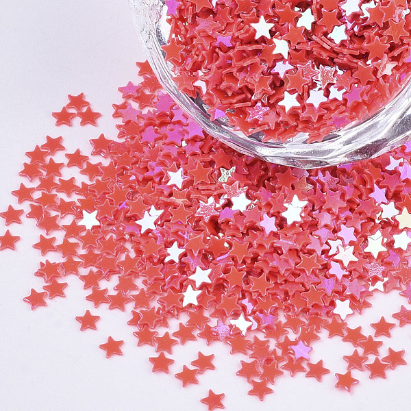 PandaHall Ornament Accessories, PVC Plastic Paillette/Sequins Beads, AB Color Plated, Star, Red, 2.6x2.7x0.4mm, about 410000pcs/500g PVC...
PandaHall Ornament Accessories, PVC Plastic Paillette/Sequins Beads, AB Color Plated, Star, Red, 2.6x2.7x0.4mm, about 410000pcs/500g PVC...