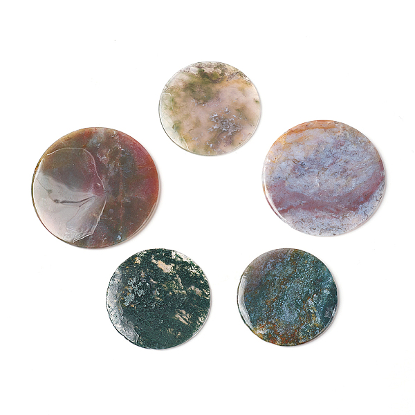 PandaHall Natural Indian Agate Cabochons, Flat Round, 53~75x3~7mm Indian Agate Flat Round
PandaHall Natural Indian Agate Cabochons, Flat Round, 53~75x3~7mm Indian Agate Flat Round