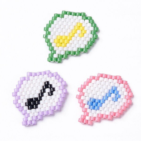 PandaHall 3Pcs 3 Color Handmade MIYUKI Japanese Seed Loom Pattern Seed Beads, Flat Round with Musical Note Pattern Pendants, Mixed Color..., Multicolor
PandaHall 3Pcs 3 Color Handmade MIYUKI Japanese Seed Loom Pattern Seed Beads, Flat Round with Musical Note Pattern Pendants, Mixed Color..., Multicolor