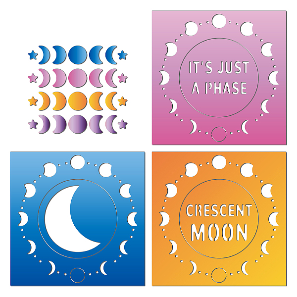 PandaHall GLOBLELAND 2Set 4Pcs Moon Phases Cutting Dies for DIY Scrapbooking Metal Words Die Cuts Embossing Stencils Template for Paper Card...
PandaHall GLOBLELAND 2Set 4Pcs Moon Phases Cutting Dies for DIY Scrapbooking Metal Words Die Cuts Embossing Stencils Template for Paper Card...